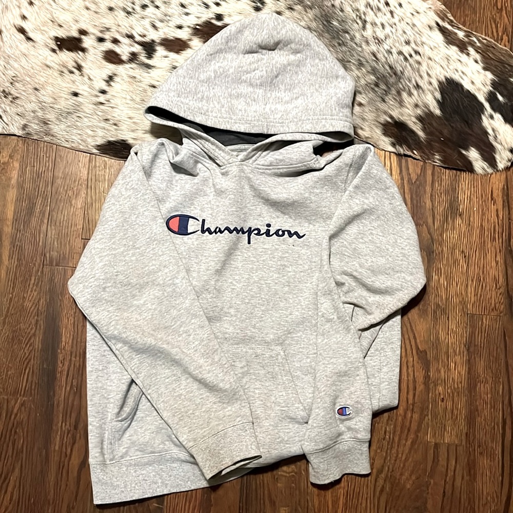 Size m Champion gray hoddie